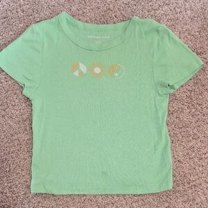 American Eagle Outfitters Light Green Kids Tee